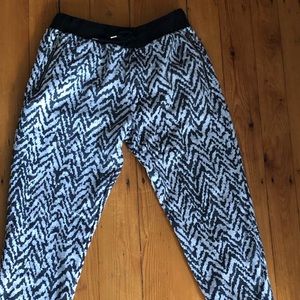 Kris Van Assche zebra print joggers